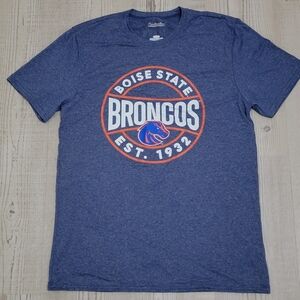 Blue Boise State Broncos Short Sleeve Tee